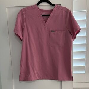 Figs Women's Pink Catarina One Pocket Scrub Top